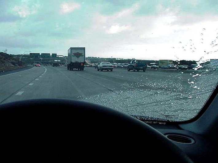 Driving in the rain
